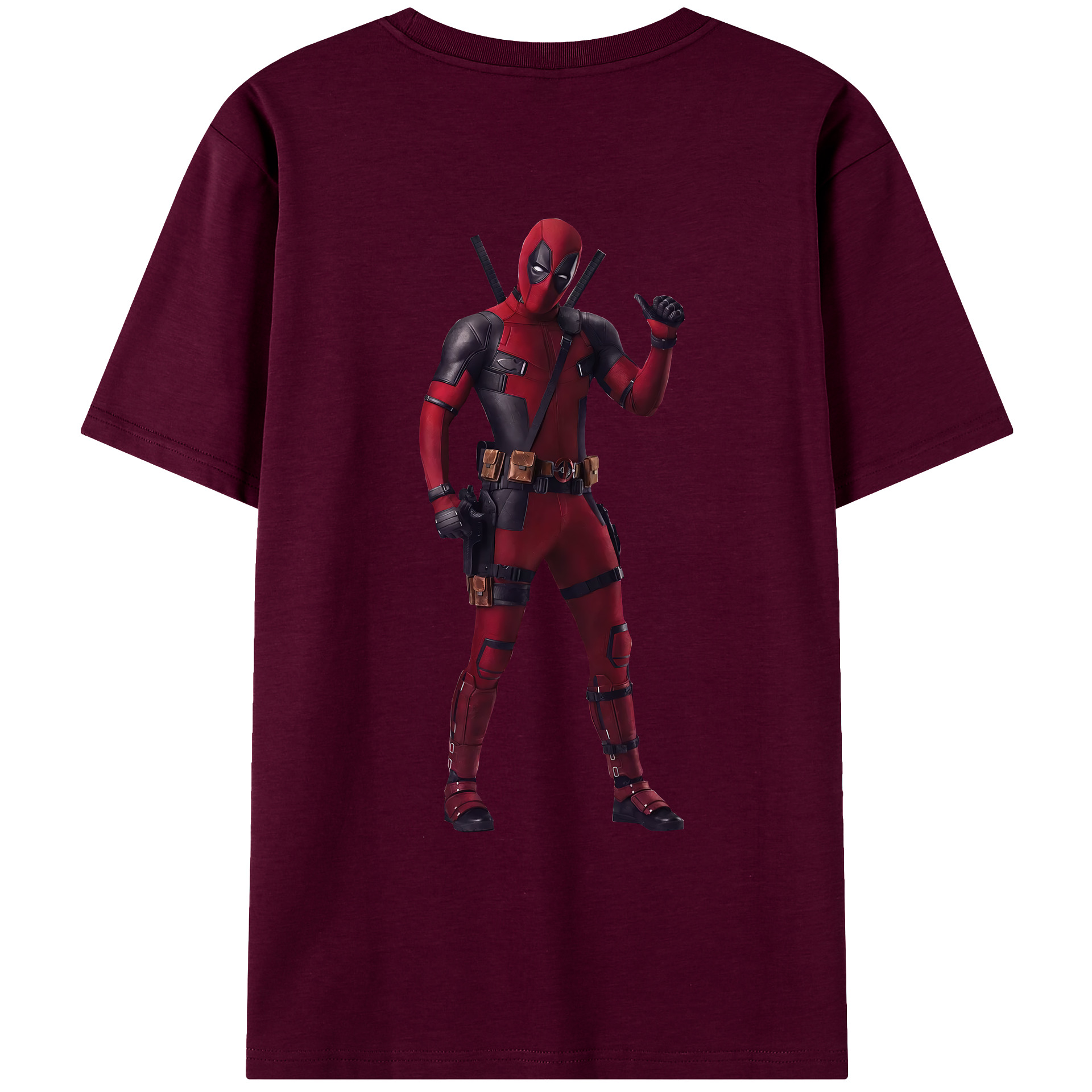 （画像用） Deadpool デッドプール レディース半袖Tシャツ(バックプリント)